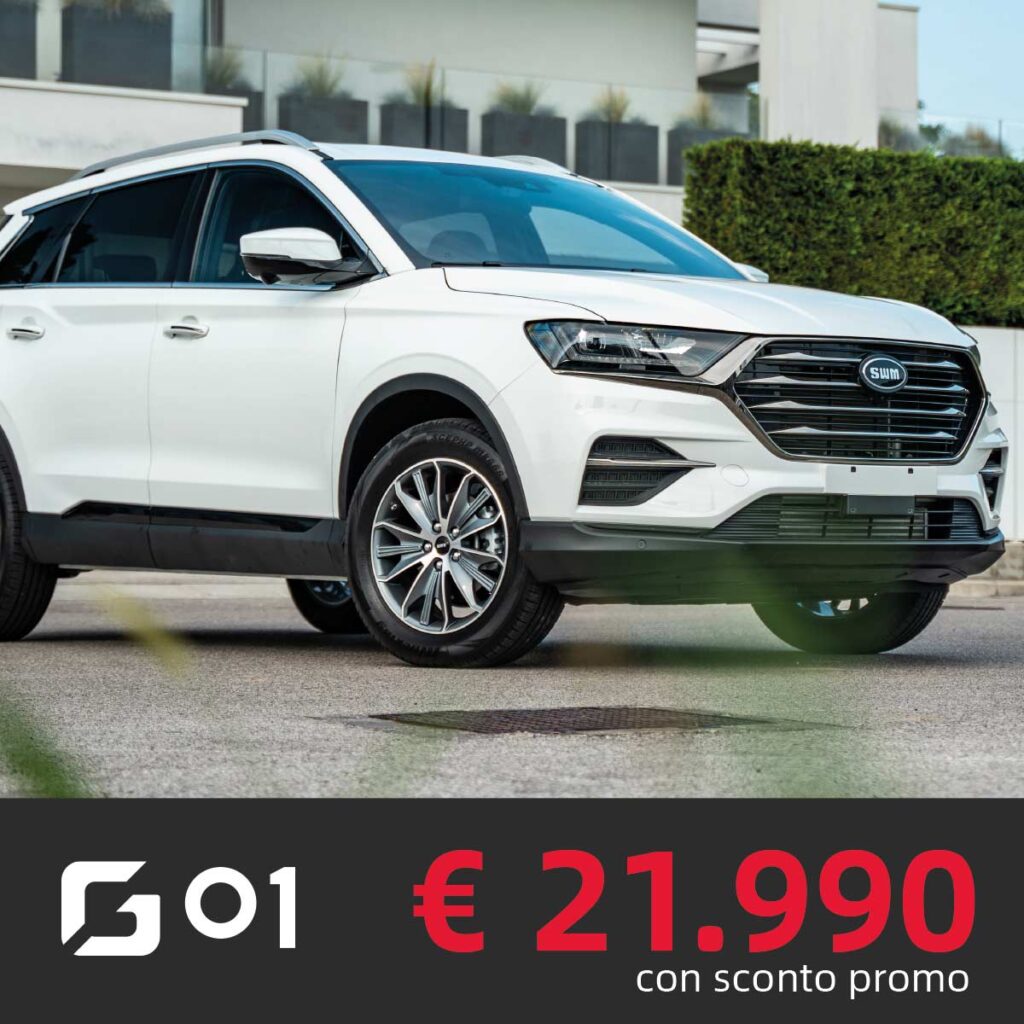 offerta gpl omaggio suv swm g01 campello motors venezia mestre padova mirano